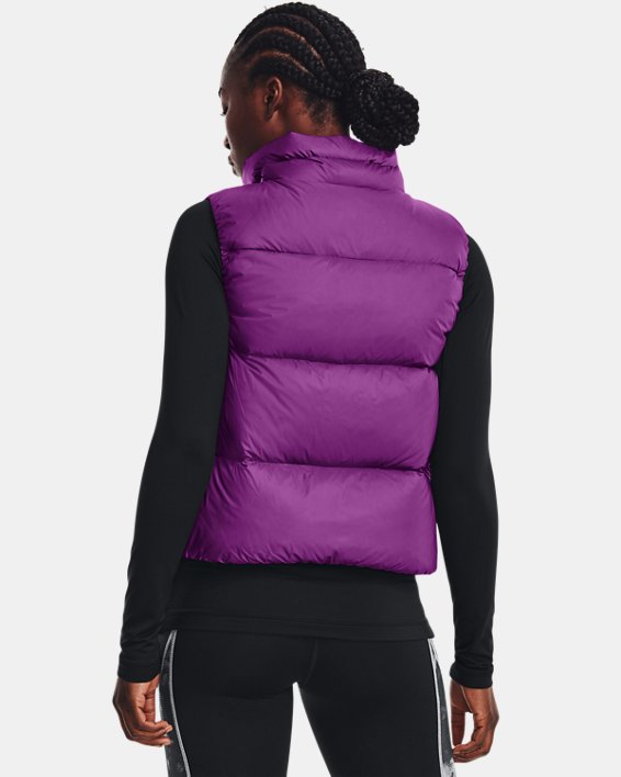 Women's UA Storm ColdGear® Infrared Down Vest, Purple, pdpMainDesktop image number 1